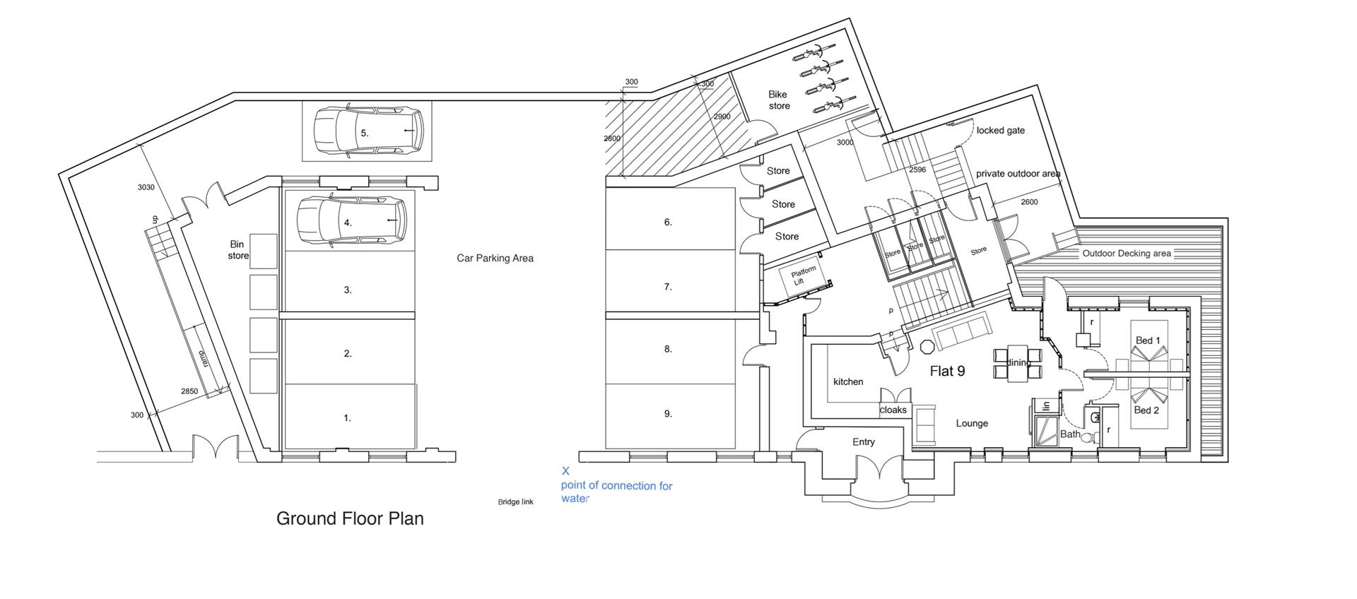 2 bedroom apartment To Let in Earby - Ground floor layout.jpg